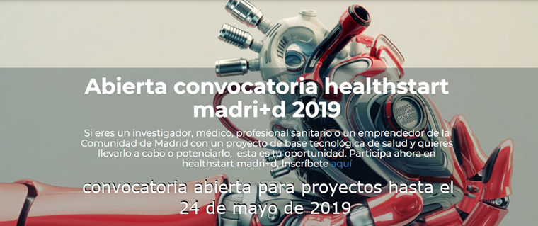 Convocatoria healthstart madri+d 2019