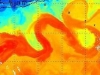 Movimiento de aguas marinas