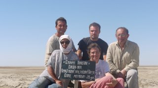 Excavación en Geoktchik Depe (Turkmenistán). Equipo turkmeno-español
