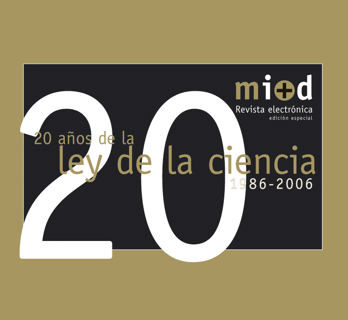 Portada_revista_madri+d: 20_años_Ley_de_la_Ciencia