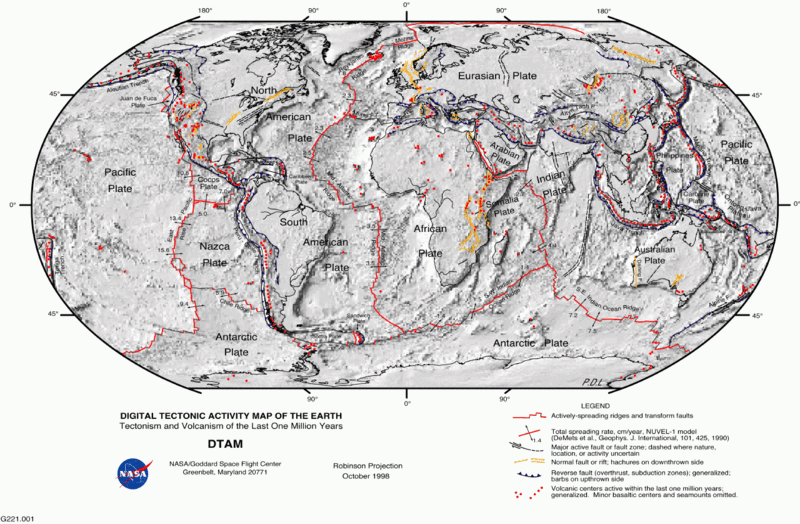 mapa de los continentes