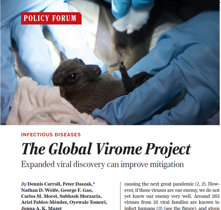 Foto Global Virome Project Science 22 feb 2018