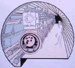 LHC collider tunnel cross-section