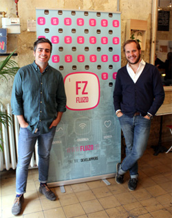 Vicente Garca, CMO, y Jos Luis Garca, CEO, de FLUZO