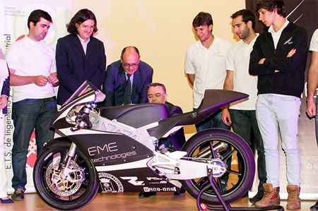 Presentacin de la primera moto de EME technologies