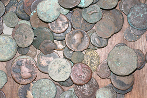 Piezas de la colección numismática