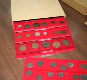 Piezas de la colección numismática