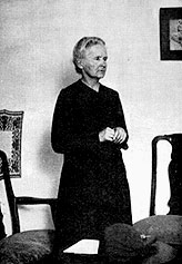 Marie Curie en la Residencia de Estudiantes, 23 de abril de 1931