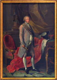 Zacaras Gonzlez Velzquez. Retrato del Rey Carlos IV, 1789. leo/lienzo, 249,5 x 179,5 cm. Patrimonio Nacional. Palacio Real de Madrid