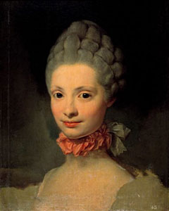 Antón Rafael Mengs. María Luisa de Parma, 1765 . Museo Nacional del Prado. Madrid