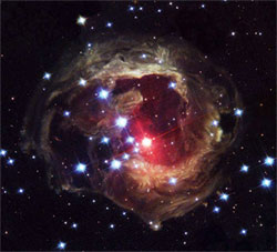 Estrella inestable supergigante. Imgenes del telescopio espacial Hubble, NASA. Bond (STSd) Hubble Heritage Team (STSd AURA)