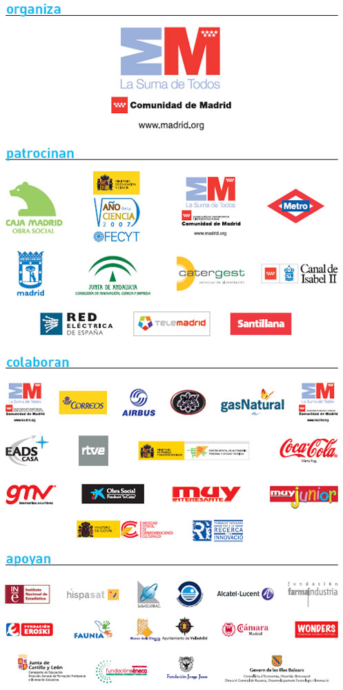 Logotipos de patrocinadores y colaboradores de la VII Feria