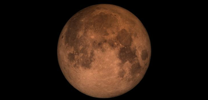 Una luna rojiza durante un eclipse. / NASA's Goddard Space Flight Center