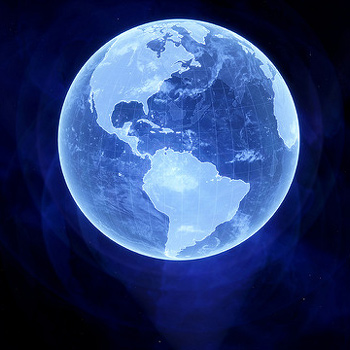 Holograma de la Tierra. / Kevin Gill (FLICKR)