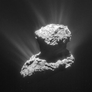 El cometa 67P/Churyumov-Gerasimenko captado por la misión Rosetta. / ESA/Rosetta/NavCam/MPS