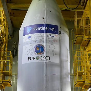 Sentinel-5P. / Stephane Corvaja (ESA)
