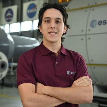Luis García Millán, fundador de la empresa Sol Galaxy, incubada en ESA BIC Comunidad de Madrid.