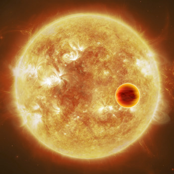 Exoplaneta caliente. / ESA/ATG medialab, CC BY-SA 3.0 IGO