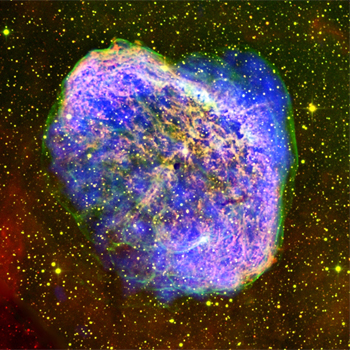 Nebulosa Medialuna. / ESA/XMM-Newton, J. Toalá & D. Goldman