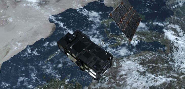 Sentinel-3 en órbita. / ESA/ATG medialab