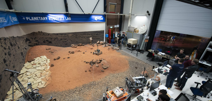 "Mars Yard" de la ESA. / ESA–G. Porter (CC BY-SA 3.0 IGO)