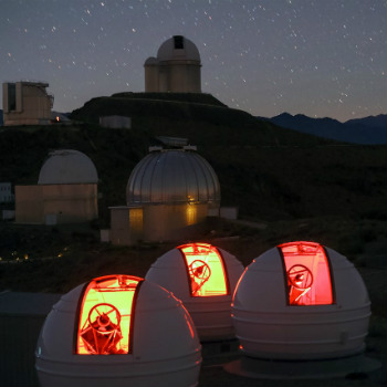 Telescopio ExTrA ubicado en La Silla. / ESO