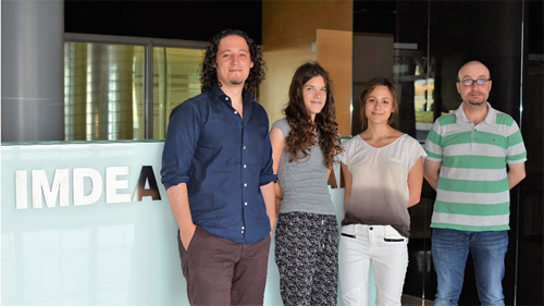 De izquierda a derecha: Rubén Costa, Elisa Fresta, Verónica Fernández-Luna y Pedro Braña