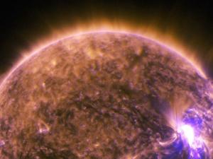 Una fulguración del Sol captada el 25 de junio de 2015. / NASA/SDO