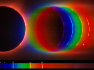 La esfera de color del Sol. / M. Castillo-Fraile (ESA)