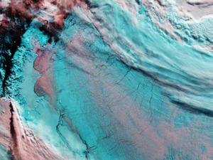 Barrera de hielo Larsen. / Copernicus Sentinel (ESA)