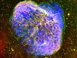 Nebulosa Medialuna. / ESA/XMM-Newton, J. Toalá & D. Goldman