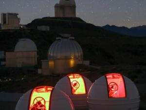 Telescopio ExTrA ubicado en La Silla. / ESO