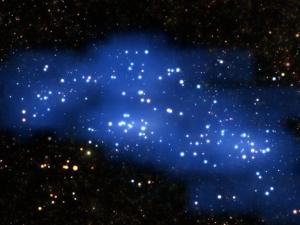 Proto-supercúmulo Hyperion. / ESO/L. Calçada & Olga Cucciati et al.
