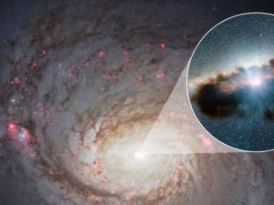 Imagen de la galaxia NGC 1068 en primer plano, capturada por el Telescopio Espacial Hubble. / NASA/JPL-Caltech