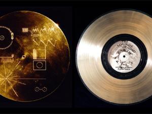La carátula del Disco de Oro contiene instrucciones para los extraterrestres. / NASA / JPL