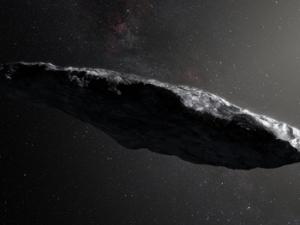 Primer asteroide interestelar: 'Oumuamua. / ESO/M. Kornmesser