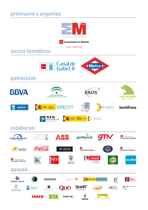 Logotipos de patrocinadores y colaboradores de la IX Feria