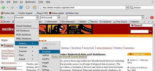 Pantallazo de Biobar