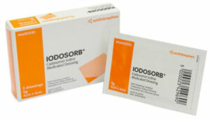 Formato apósitos para colocar en el lecho de la herida