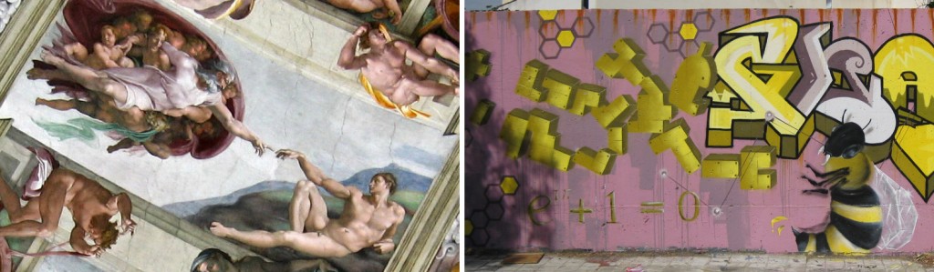 la-creacion-versus-graffiti-y-mates la-creacion-versus-graffiti-y-mates