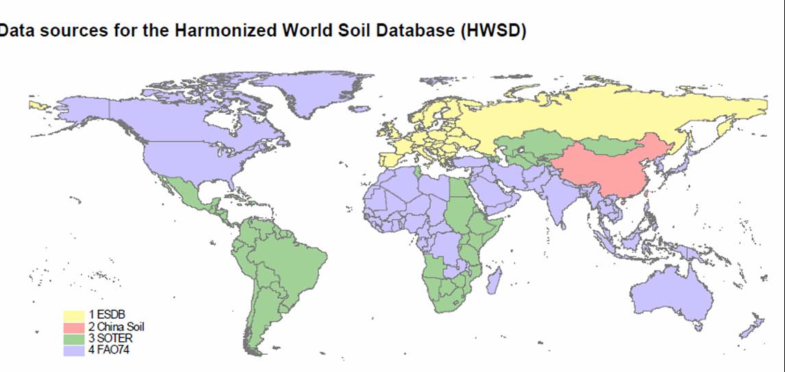 harminizes-soil-data-base-world-soter-fao-iiiasa