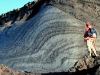 peramfrost, deshielo, calentamiento climático suelos helados y capa activa. Conforme se calienta la atmósfera incrementa el espesos de la capa activa en detrimento de la helada. Fuente: Natutal Resources Canadá