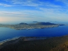Paisaje de Las Islas Canarias desde Lanzarote. Fuente: Rincones del Atántico