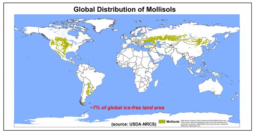 mollisol-world-map