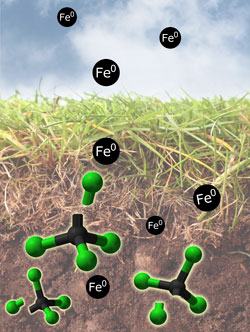 Nanopartículas en el suelo para bioremediación