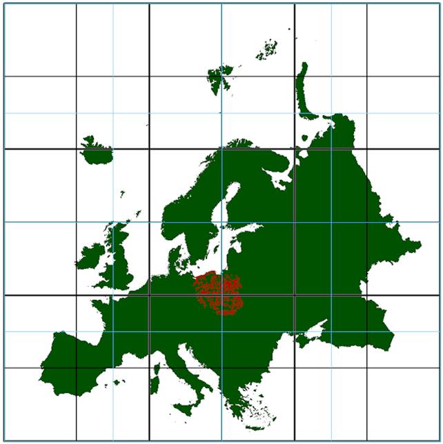 Flgl Mapa de los Fluvisoles gléicos en Europa
