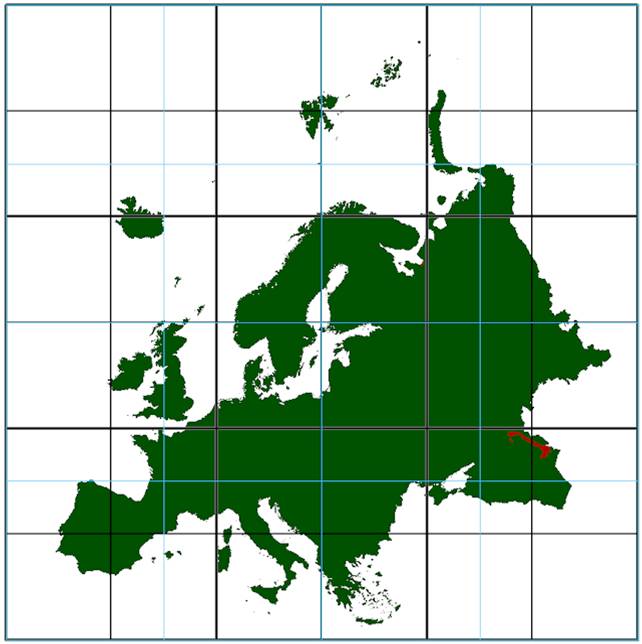 FLlum Mapa de los Fluvisoles úmbricos en Europa