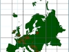 glca Mapa de los Gleysoles calcáricos en Europa