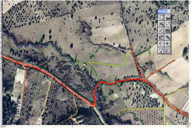 Elementos cartográficos en el Cordel del Boquerón