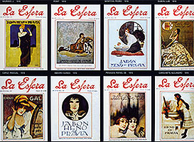 Portadas de la revista La Esfera con publicidad de GAL (1916)